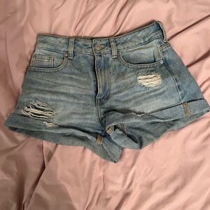 Denim Distressed Women's Shorts